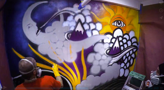 Tagging The Gallery: A Timelapse Of Jamie Lynn At Asymbol