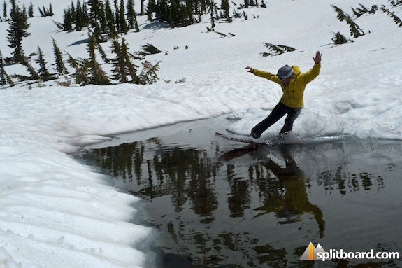 Late season riding at Echo Lakes CA