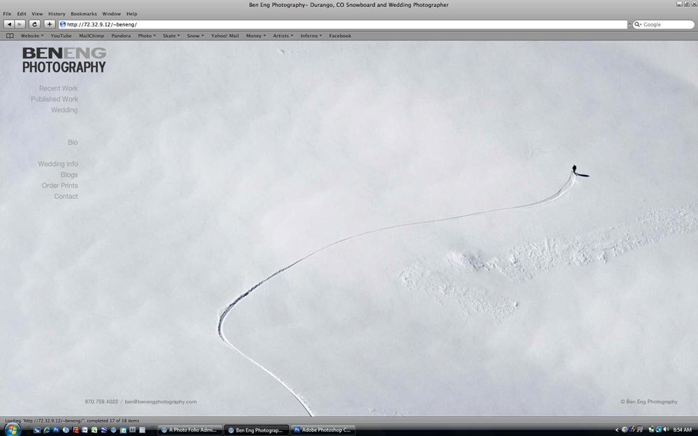 Ben Eng Photography New Website Launch