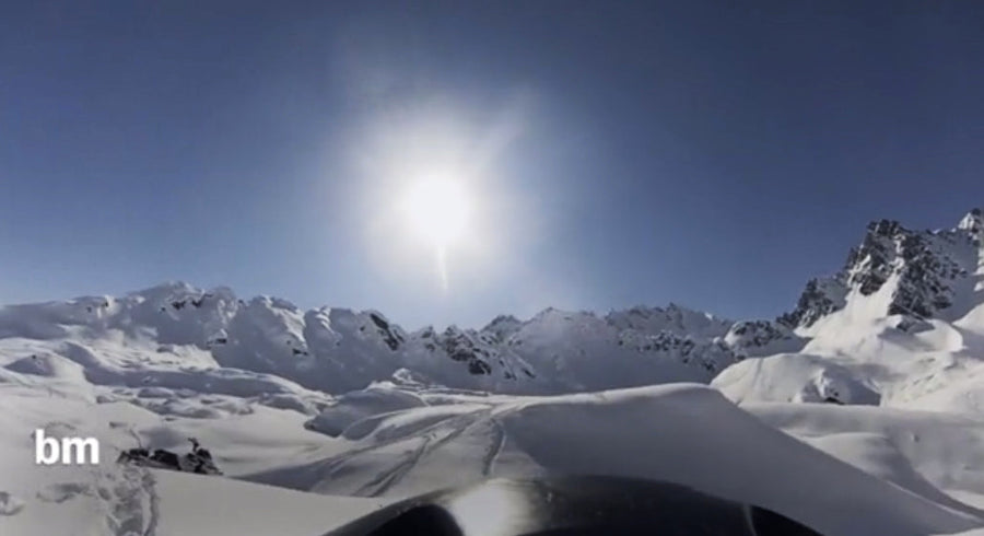 "bm": Mellow Powder Riding In Alaska