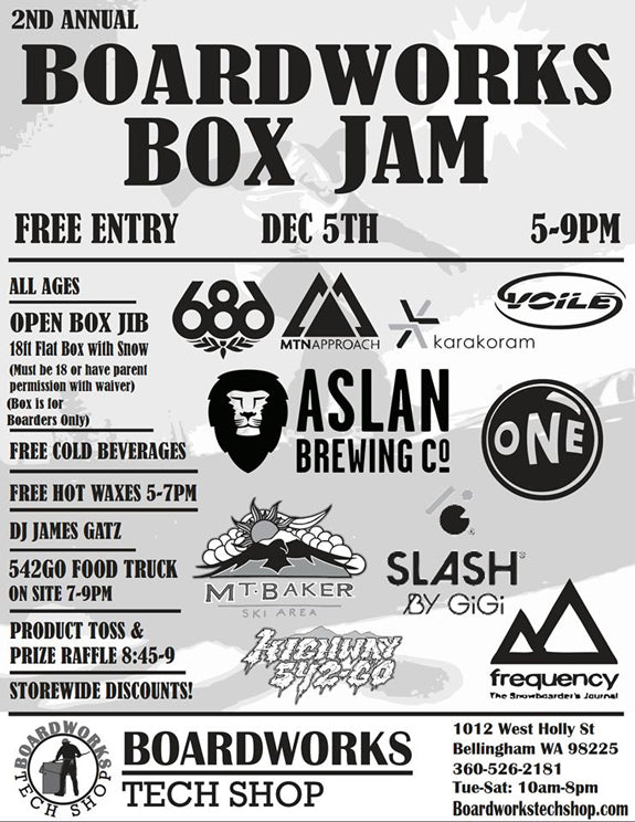 Bellingham, WA: Boardworks Tech Shop's Second Annual Box Jam