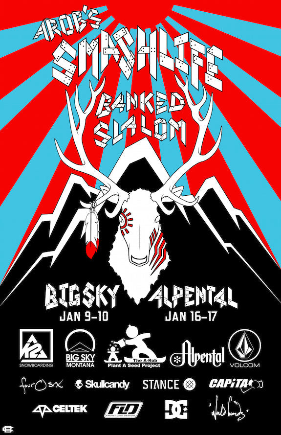 A-Rob's Smash Life Banked Slalom 2016: Jan 10 and 17 in MT and WA