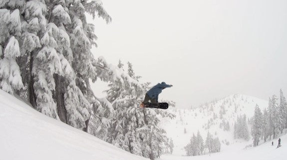 Around The Bend: Austin Smith shows Louif Paradis the ropes at Mt.Bachelor