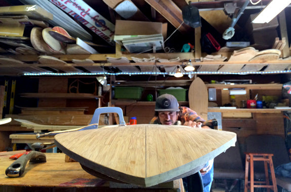 Watch For Teeth: Inside the Shaping Shed at Shark Snowsurf