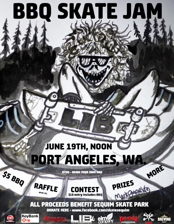 JUNE 19, 2016 - BBQ SKATE JAM IN PORT ANGELES, WA