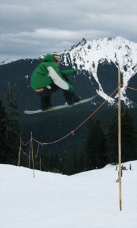 Jib Carve Slush Surf in the Natural Halfpipe