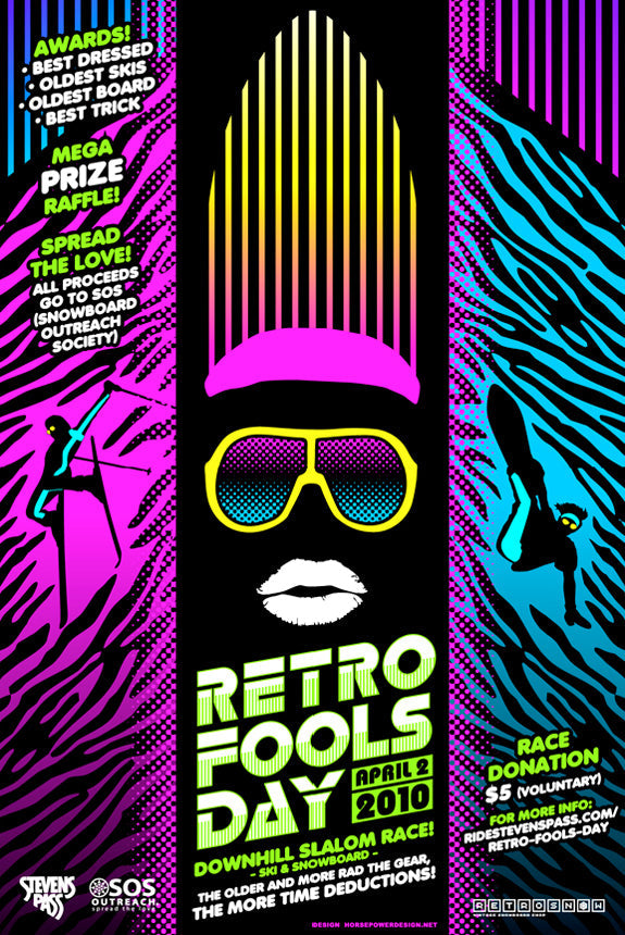 Retro Fools Day at Steven's Pass: April 2, 2010