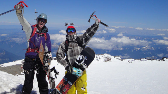 Rainier Summit Fever and Survival Snowboarding
