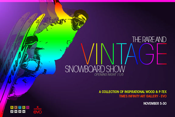 The Rare and Vintage Boardshow Opens Friday, Nov 5 at Evo Seattle