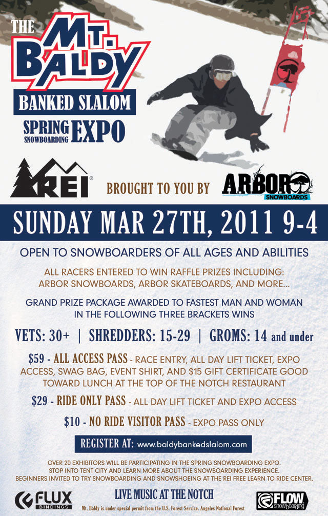 Mt Baldy Banked Slalom March 27