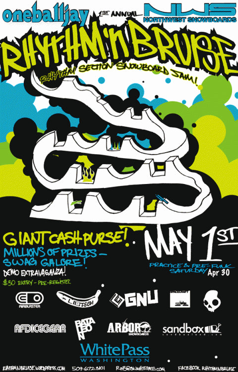 Rhythm 'n Bruise at White Pass, WA, May 1