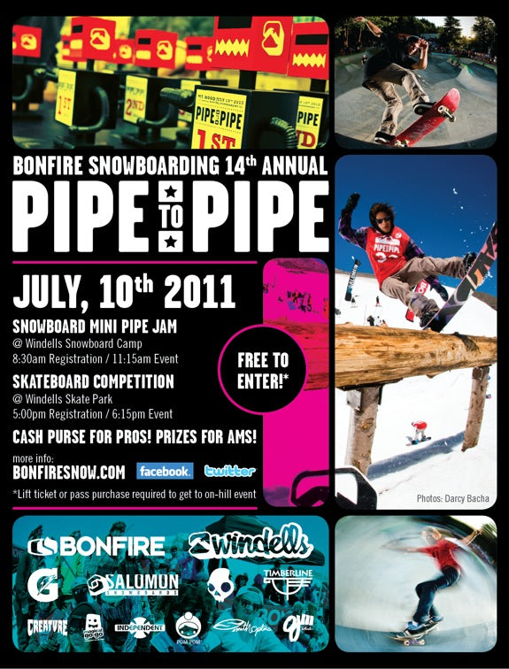 Bonfire's Pipe 2 Pipe Set for July 10