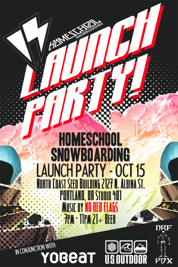 Homeschool Snowboarding Launch Party: October 15 in PDX