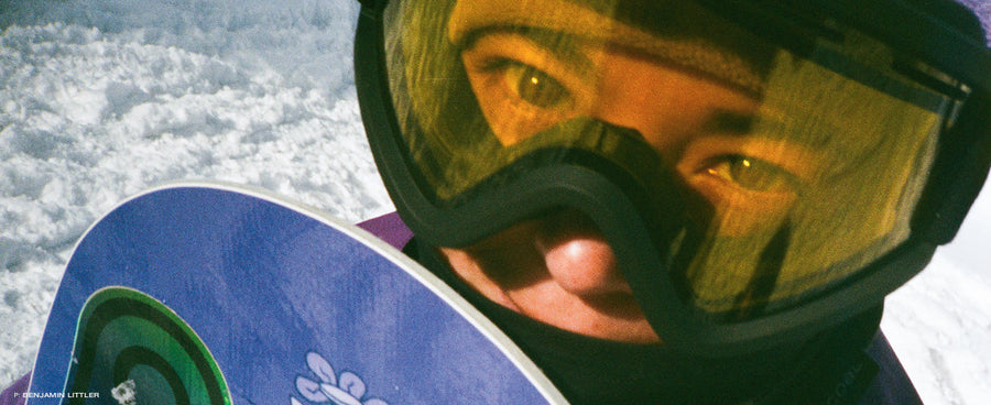 “Squeaked out that 37th frame on the roll of film—Naima Antolin in the Brighton, UT, lot after a long day in the backcountry.” Photo: Benjamin Littler