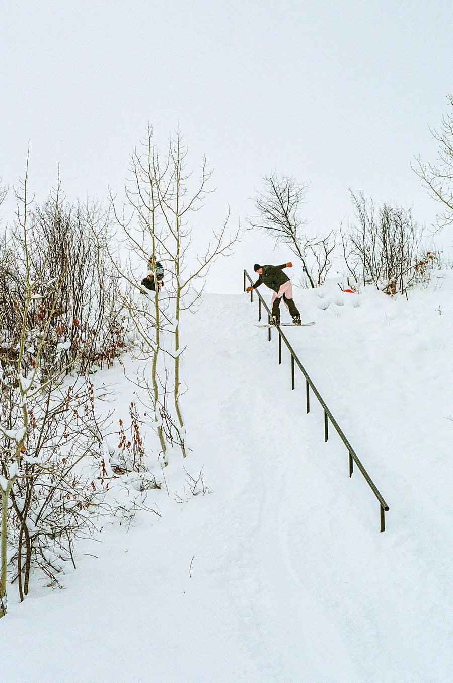 Bode going the distance with a backside lipslide on the 60-foot down bar.