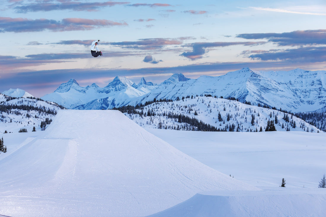Liam Gill at Snowboy Productions’ Holy Bowly at Sunshine Village, AB. Photos: Liam Glass
