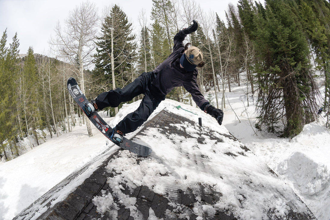 Frontside 360 tap in Utah. 