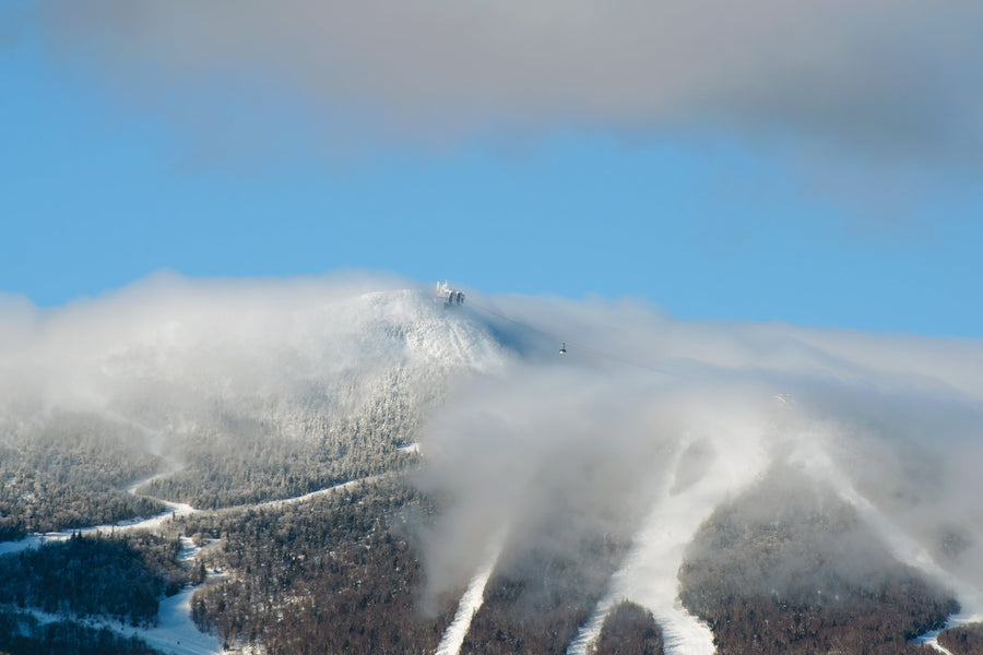 The Jay cloud is real, with the mountain socked in and caked with snow more often than not. 