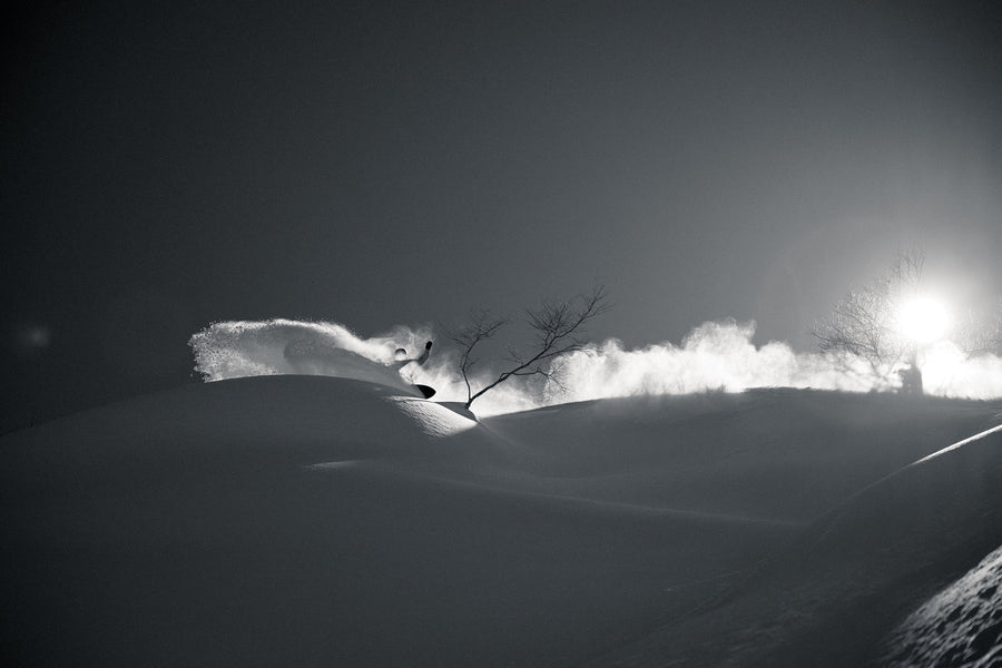 “A familiar zone in the Hakuba, Japan, backcountry, close to where Kazushige Fujita lives.