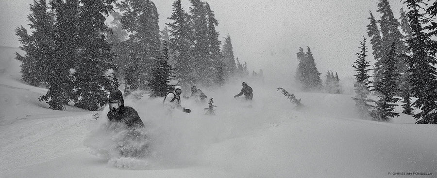 Group shred sesh. Photo: Christian Pondella