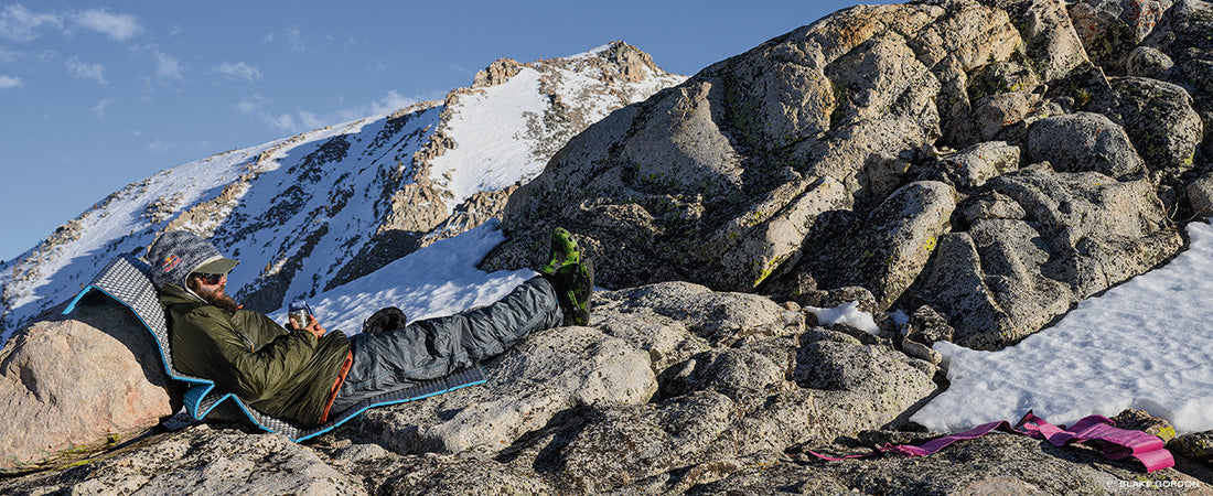 Nick catches the last bit of sun after our second day of touring from basecamp.