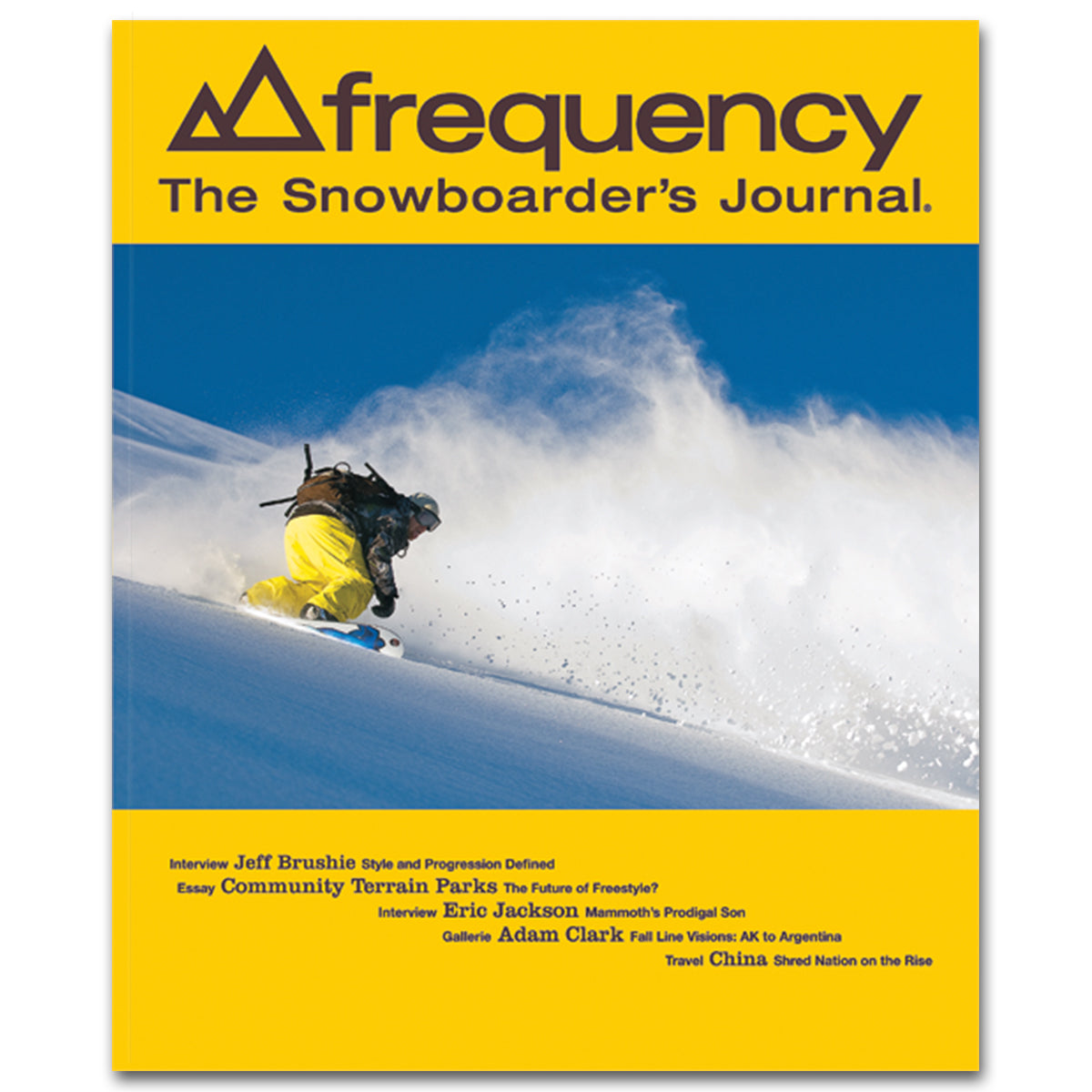 Issue 6.3 of The Snowboarder's Journal