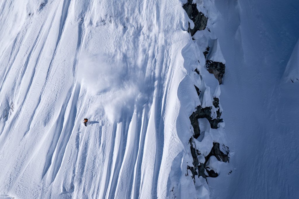 A rare opportunity to hop in a helicopter with Delaney Zayac for Shaped by Wild.