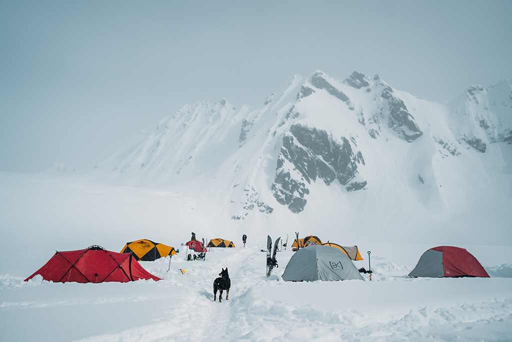 Home on the glacier. Photo: Leslie Hittmeier