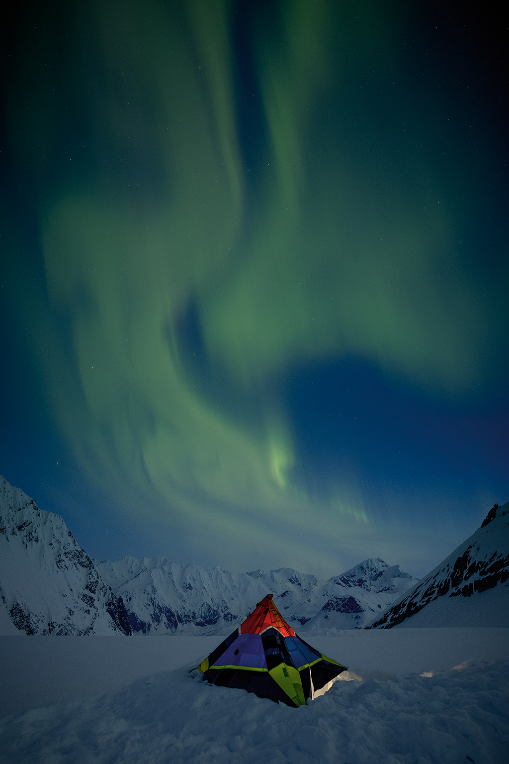 “137 voices, silent under the Alaskan sky.” —Robin Van Gyn Photo: Aaron Blatt